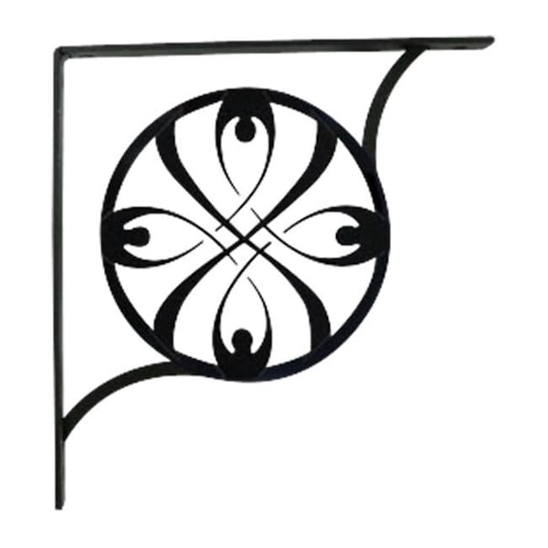 Village Wrought Iron SB-155-L Pair of Ribbon Shelf Brackets - Large SB-155-L - main